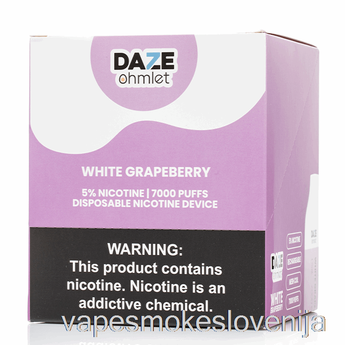 Vape Slovenija [10-pack] 7 Daze Ohmlet 7000 Za Enkratno Uporabo